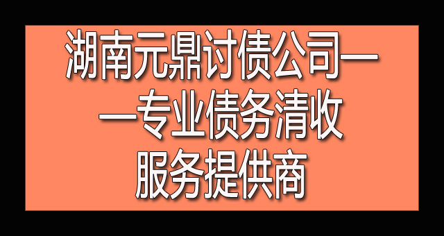 湖南元鼎讨债公司——专业债务清收服务提供商.jpg